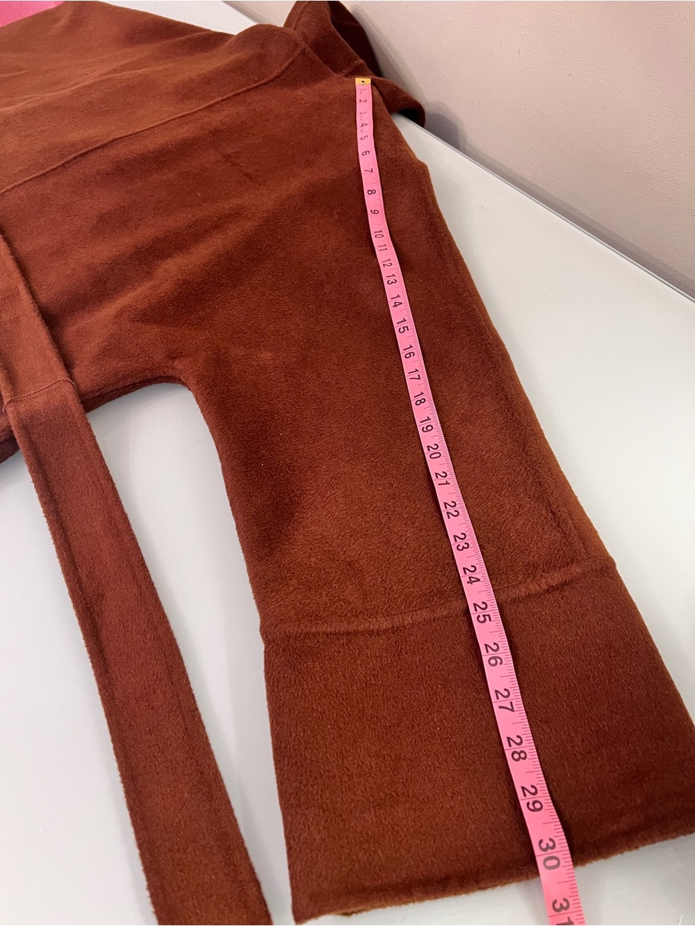 ZARA ZW Collection Limited Edition Wool Blend Belted Maxi Coat Brown L NWT - Picture 13 of 16